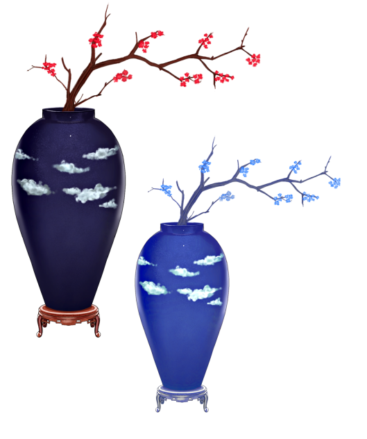 Vase stand with vase ibisPaint