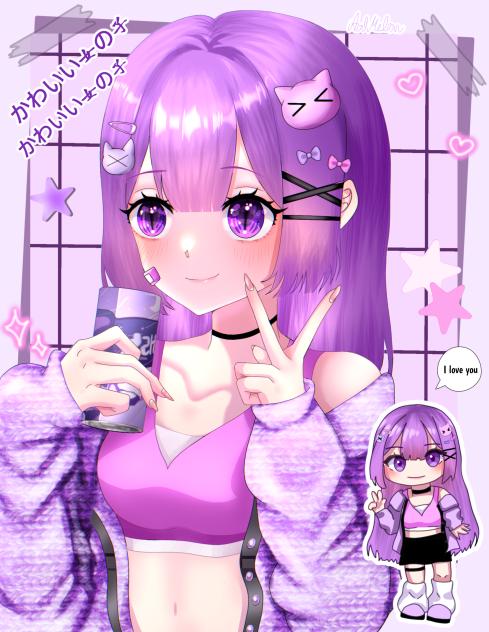 💜かわいい女の子🖤