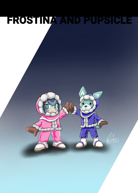 Frostina and Pupsicle (SSBU × Ykw)
