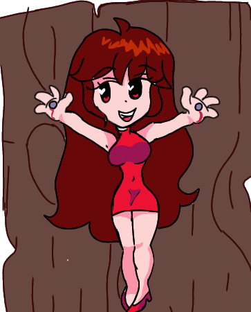 fnf girlfriend crucificada