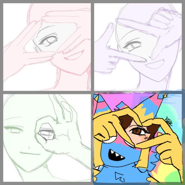 four images and 4 artists please colab!!