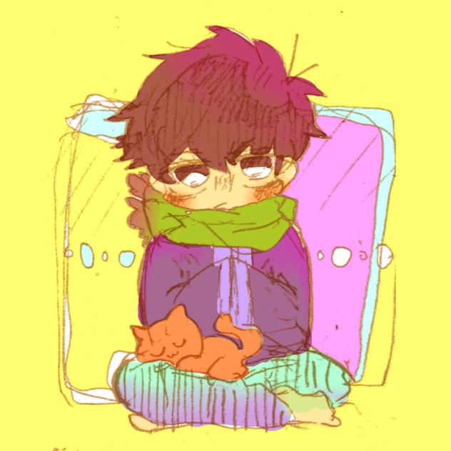 自分絵一松