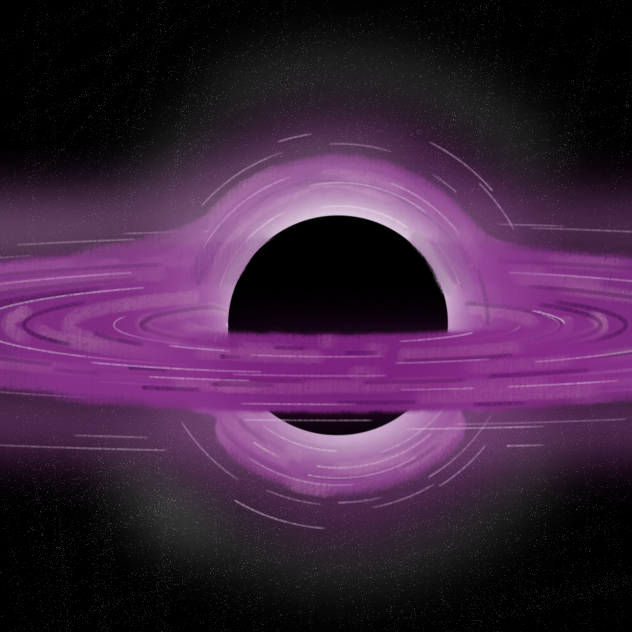 Purple Black Hole