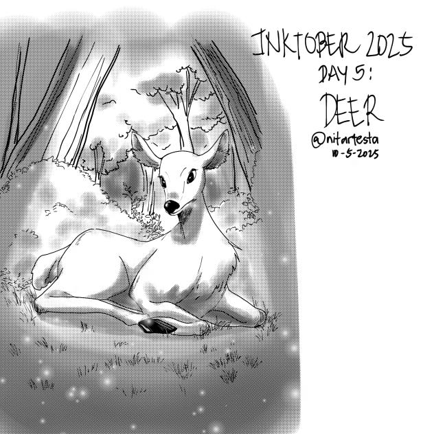 Deer(Inktober Day 5)