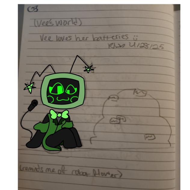 vee loves her batteries