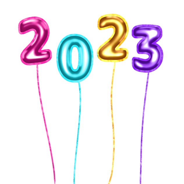 2023 Balloons Neon