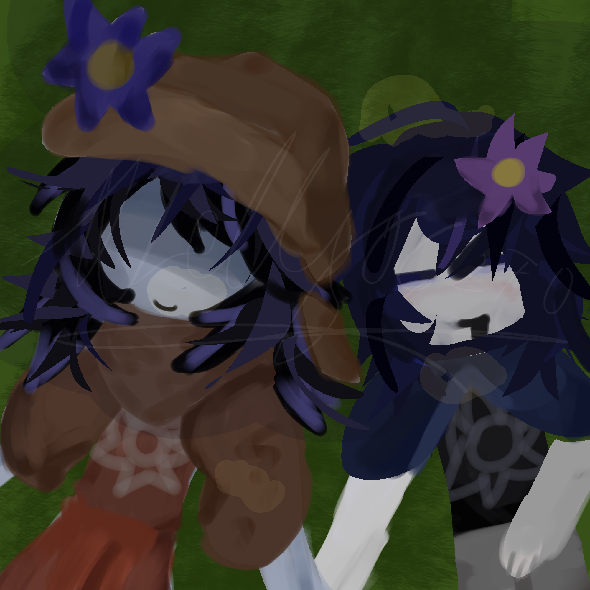 two time and azure - ibisPaint