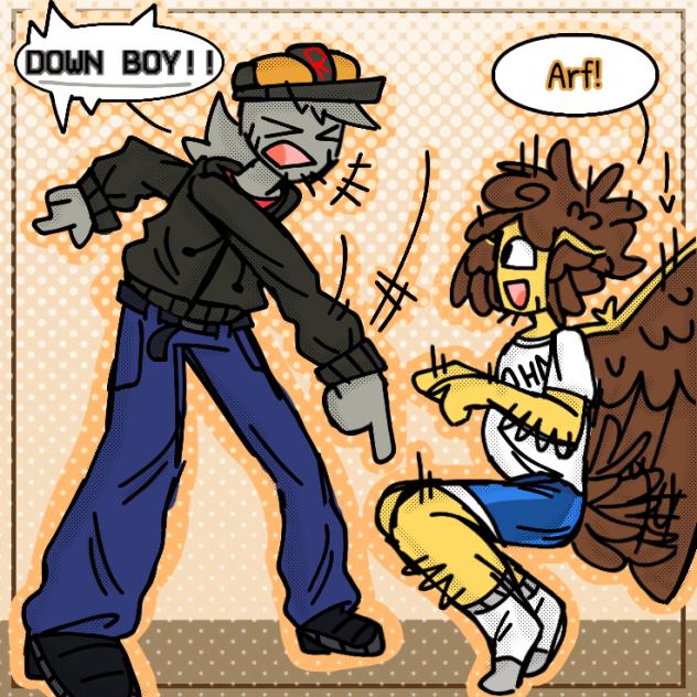 DOWN BOY!!