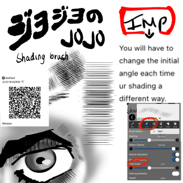Jojo shading brush