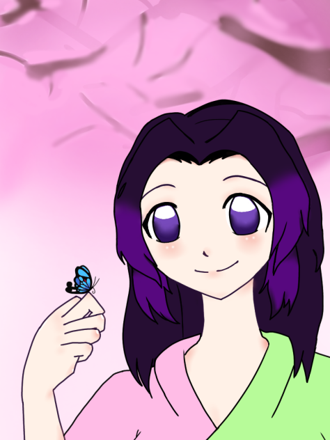 Butterfly and Sakura