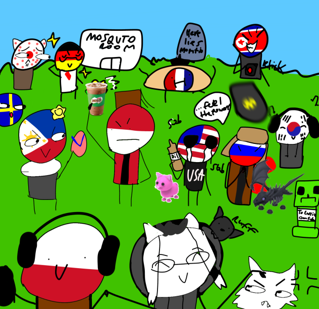 The silly countryhumans fanart