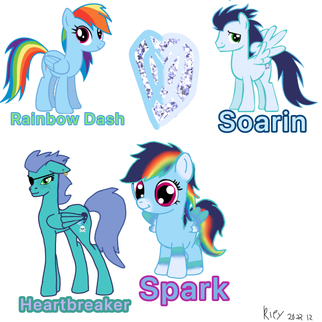 Rainbow X soaring