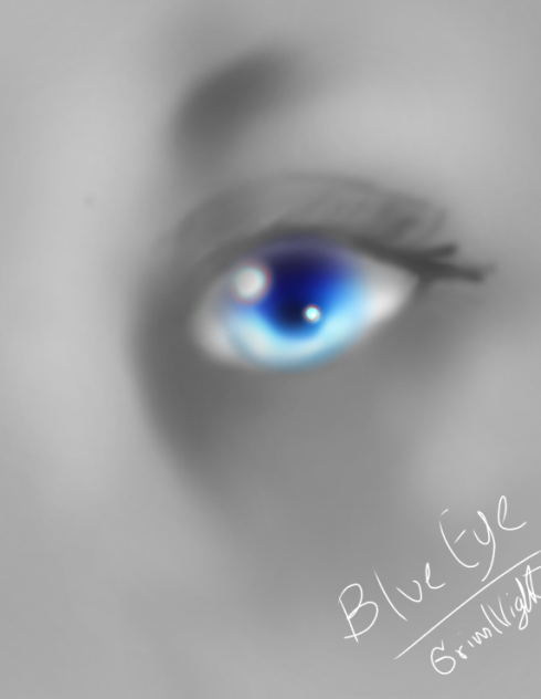 Blue Eye ł ฝึกลงสี