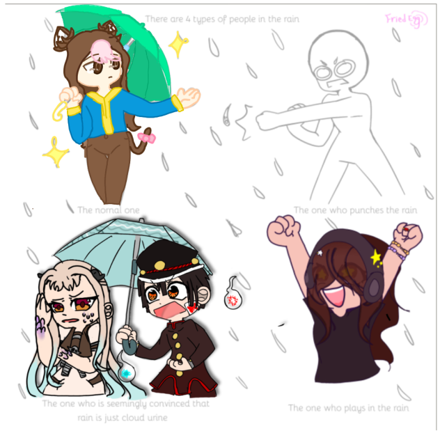 Diffrent rain people
