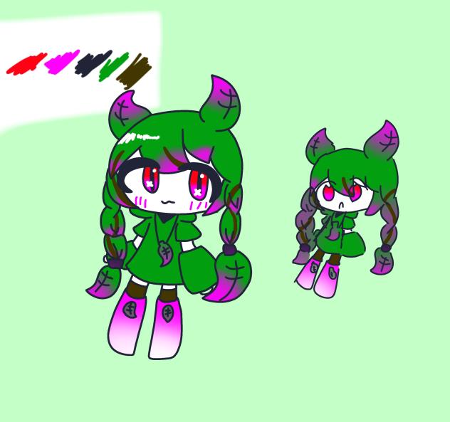 草モチーフのキャラ