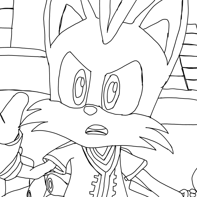 Nine In Sonic Prime IbisPaint