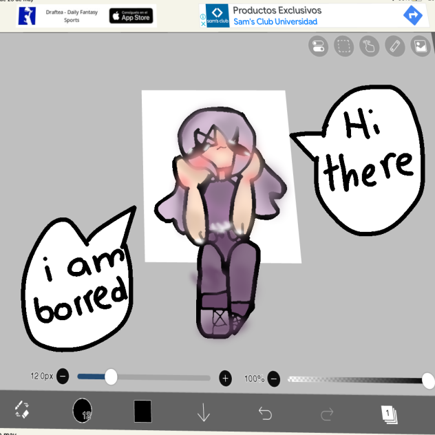Borred girl