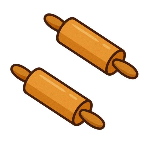 Rolling pin sticker