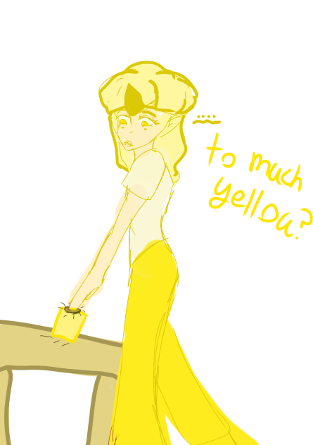 To much yellow