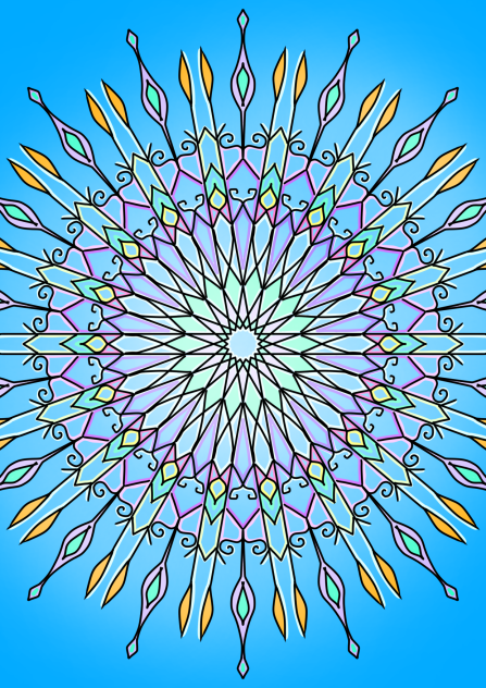 ステンドグラスみたいなの