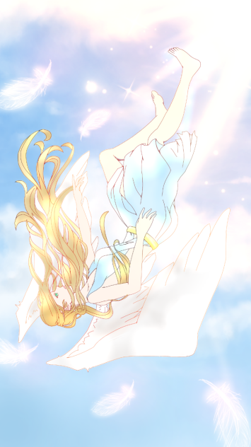 ネイビー様の線画を塗らせていただきました！