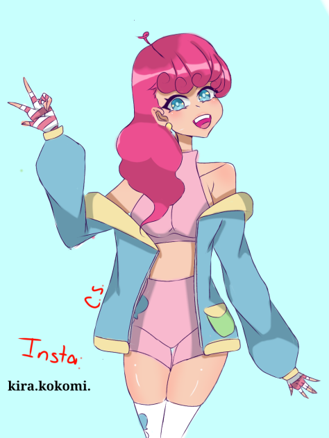 Pinkie Pink as a human