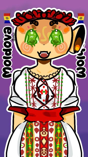 Shelly in my traditional dress!