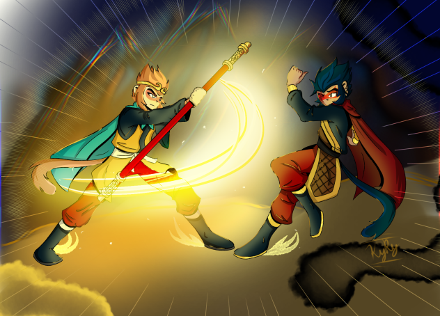 Wukong vs. Macaque