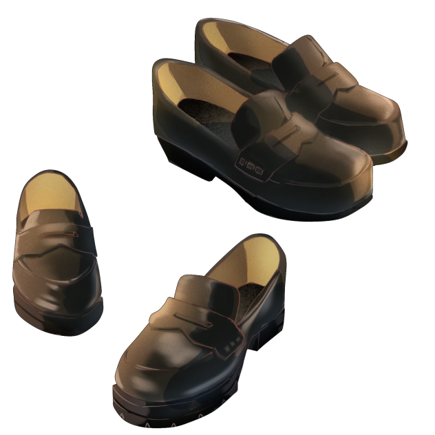 School shoe (brown)