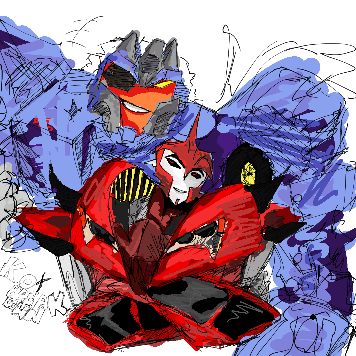 Knockout and Breakdown - ibisPaint