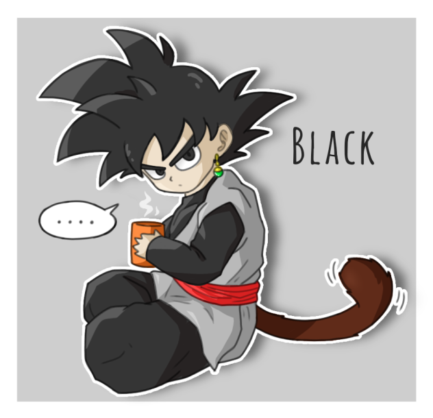 Goku Black tea time
