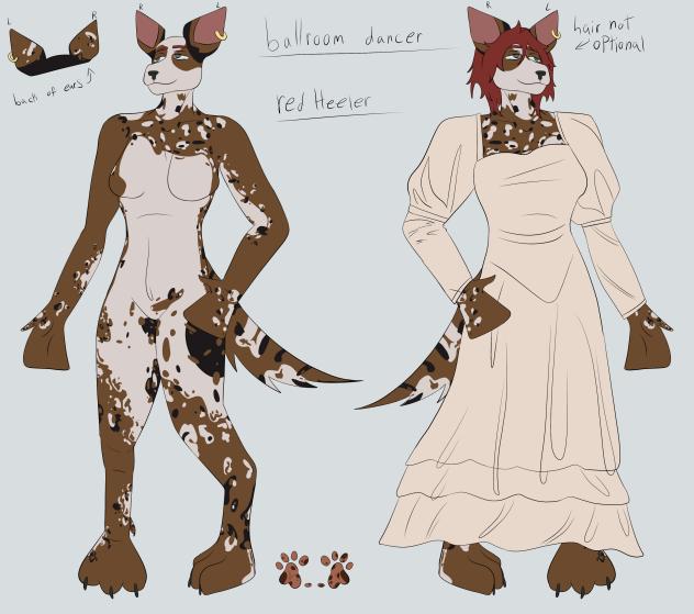 Ref sheet art trade - ibisPaint