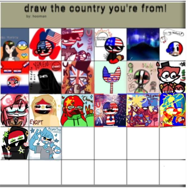 draw your country ^^