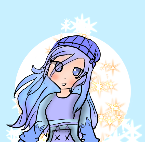 Drawing my old Gacha oc