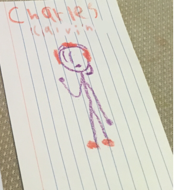 A really old picture I drew I was five