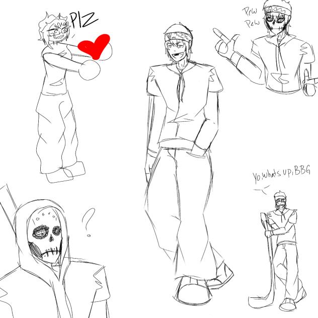 First attempt at draw Casey Jones 2012❤️