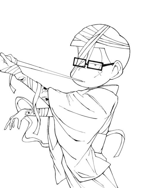 塗り絵にどうぞ