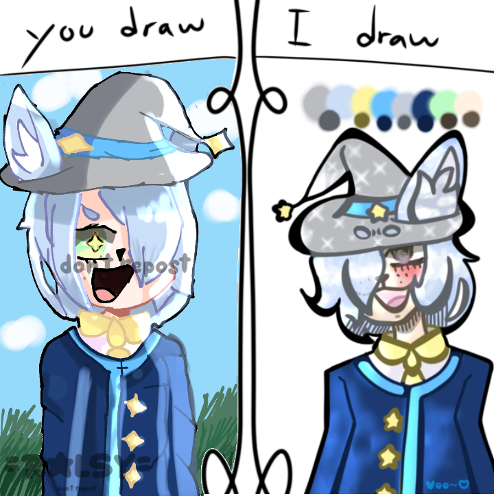 i draw you draw collab - ibisPaint