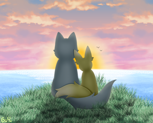 🌅🐺🦊