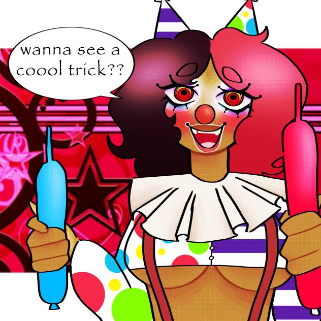 clowngirlwithreallyweirdoutfit