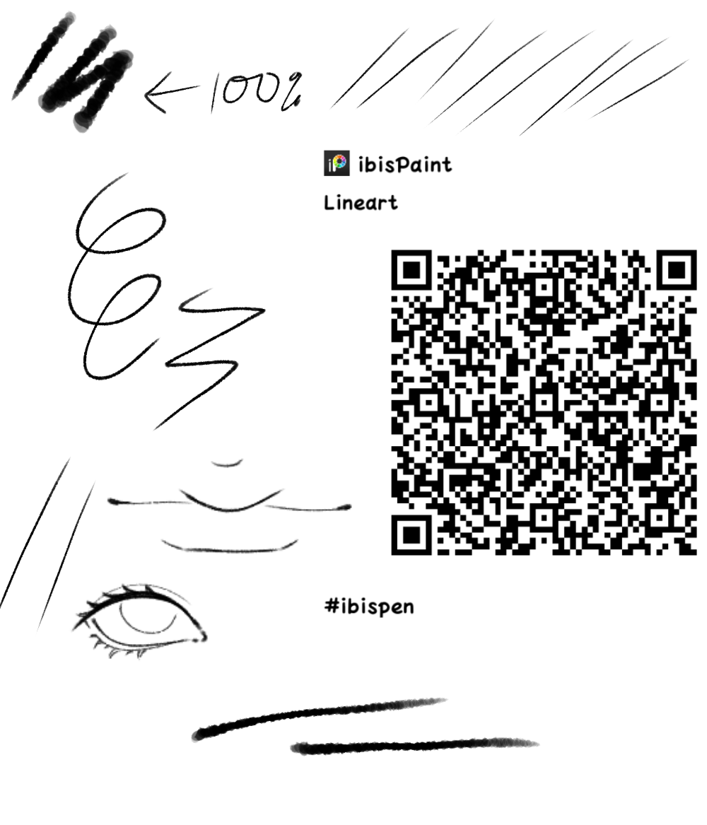 lineart brush ibisPaint