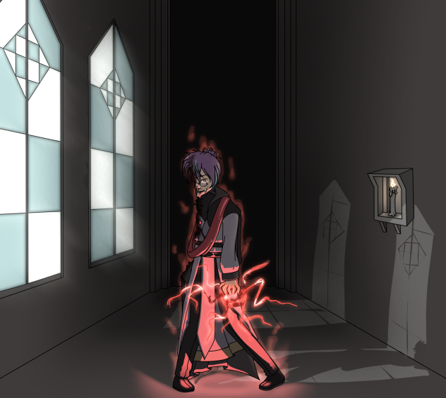 Rui got bit by Toya's dog (dragon) (wip)