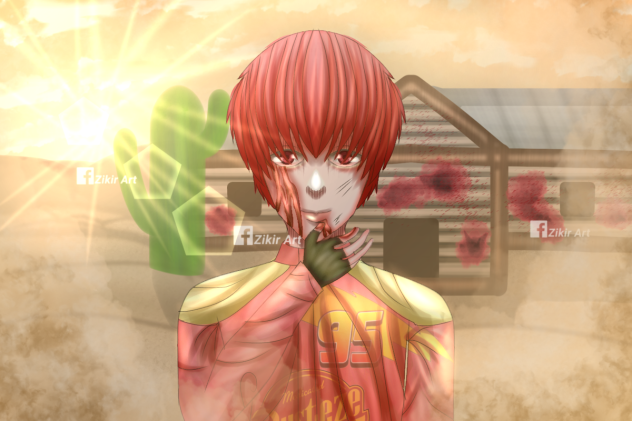 Fan art Lightning MCqueen anime version