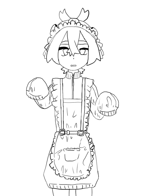 ジャージメイド服スグリくん💕🎀