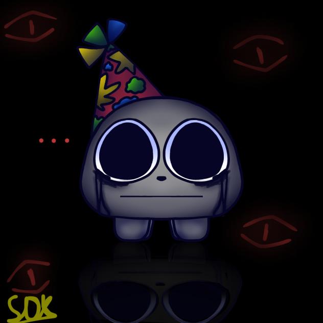 Party Pebble Skin-DW Creepypasta