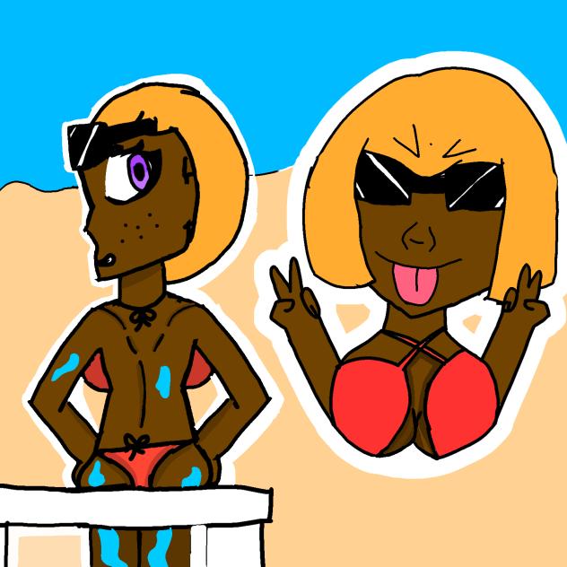 verão na praia