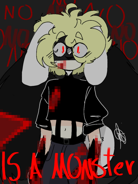IS A MONSTER - ibisPaint