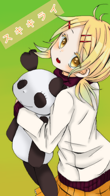 スキキライ、ハニワのリンちゃん塗ってみた！