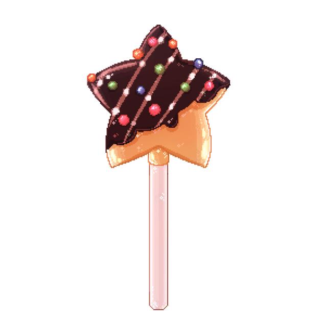 Cake pop star shape