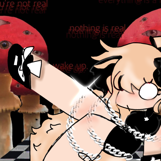 My bestie got in the weidcore